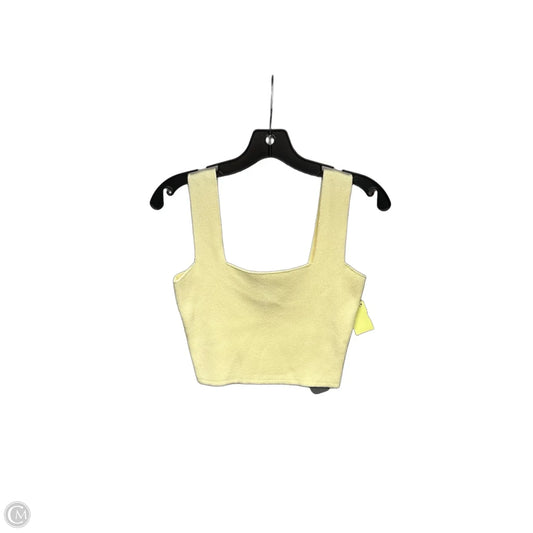 Top Sleeveless By Clothes Mentor In Yellow, Size: Xs