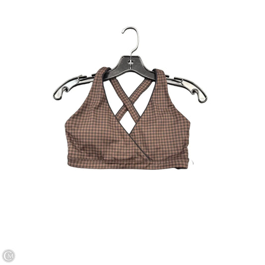 Athletic Bra By Ypb In Black & Brown, Size: S