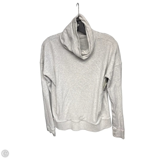 Athletic Top Long Sleeve Collar By Lululemon In Grey, Size: S