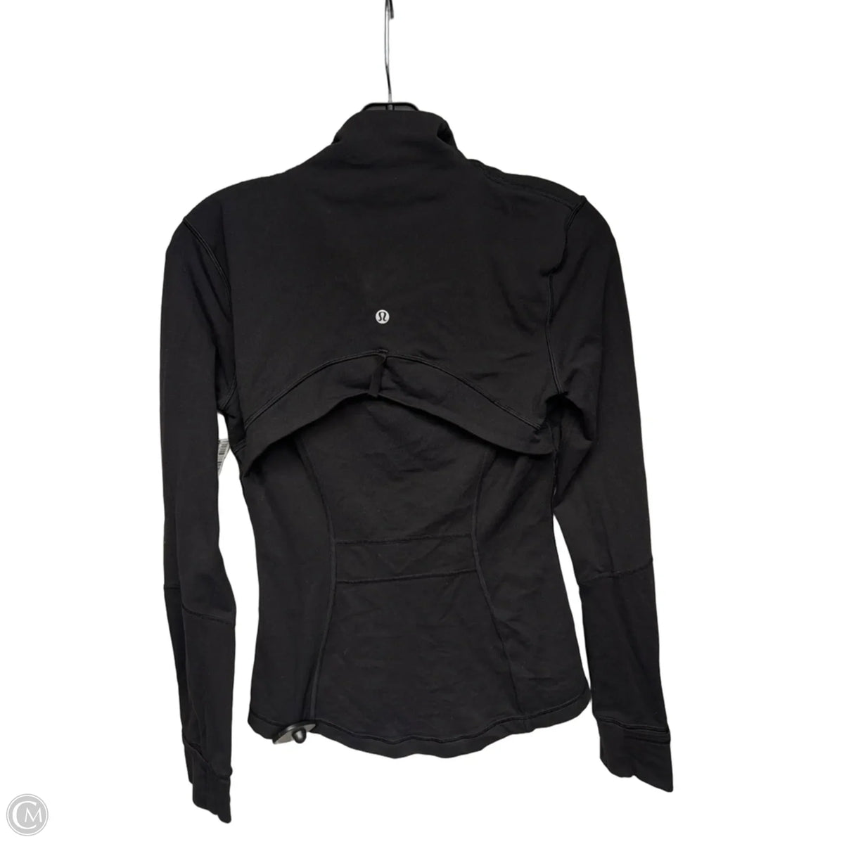 Athletic Jacket By Lululemon In Black, Size: 6