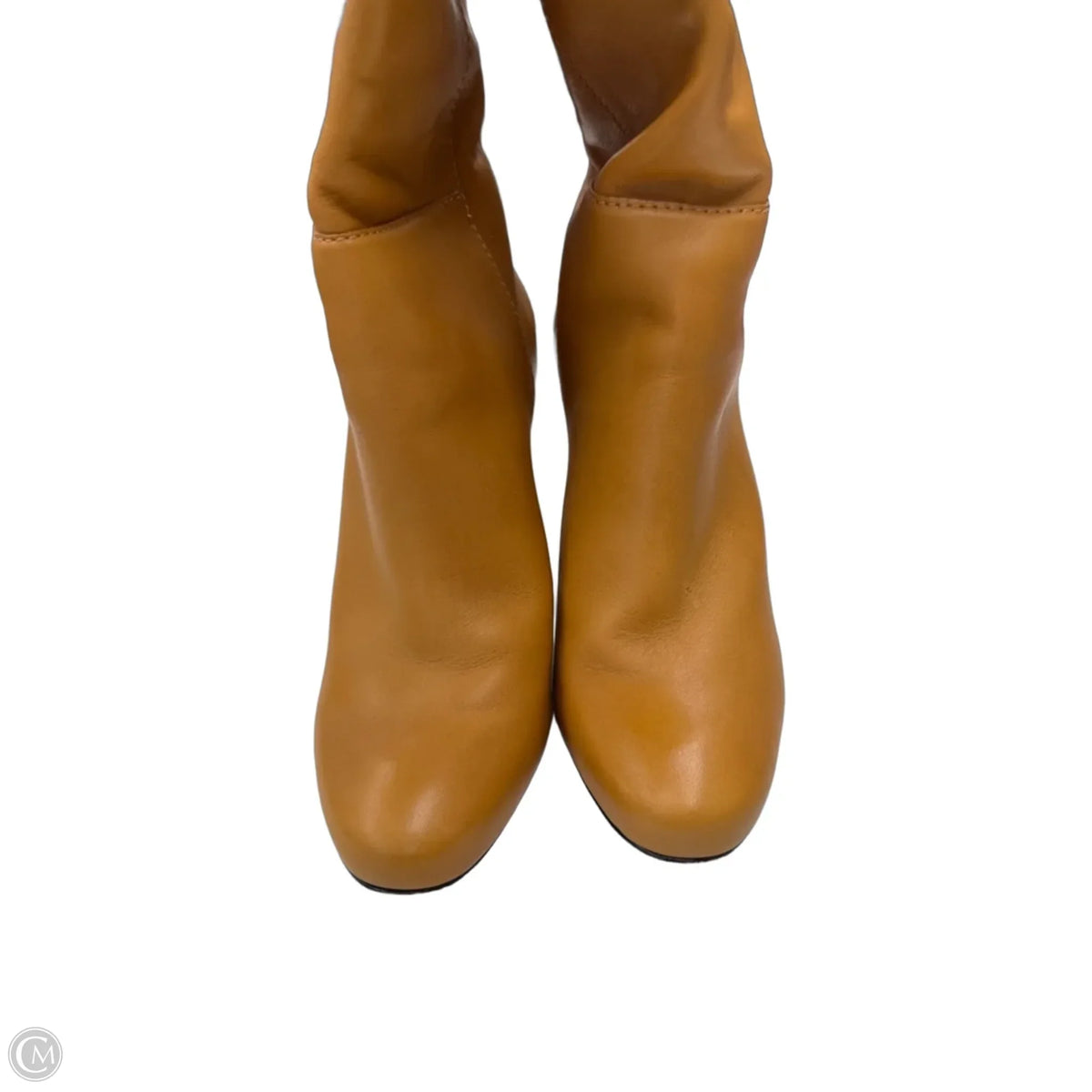Boots Knee Heels By Schutz In Tan, Size: 6