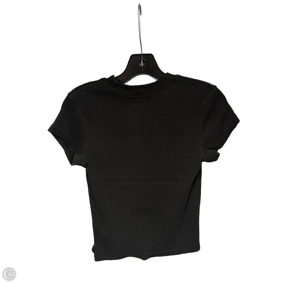 Top Short Sleeve Basic By Quince In Black, Size: M