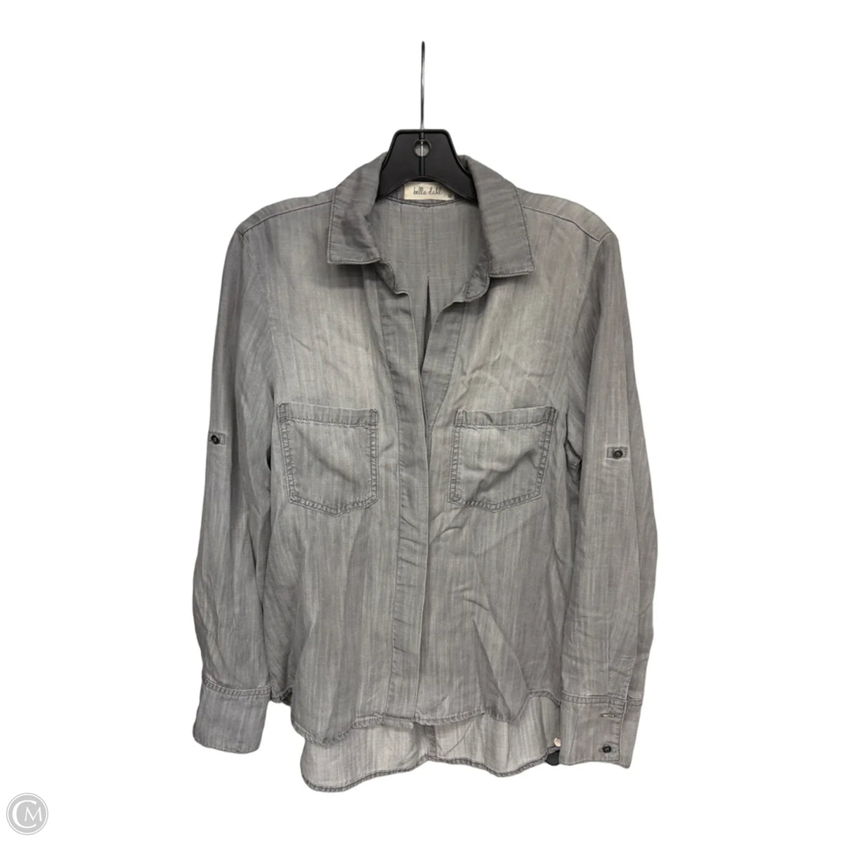 Top Long Sleeve By Bella Dahl In Grey, Size: M