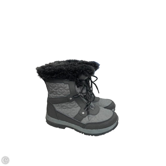 Boots Snow By Bearpaw In Black & Grey, Size: 9