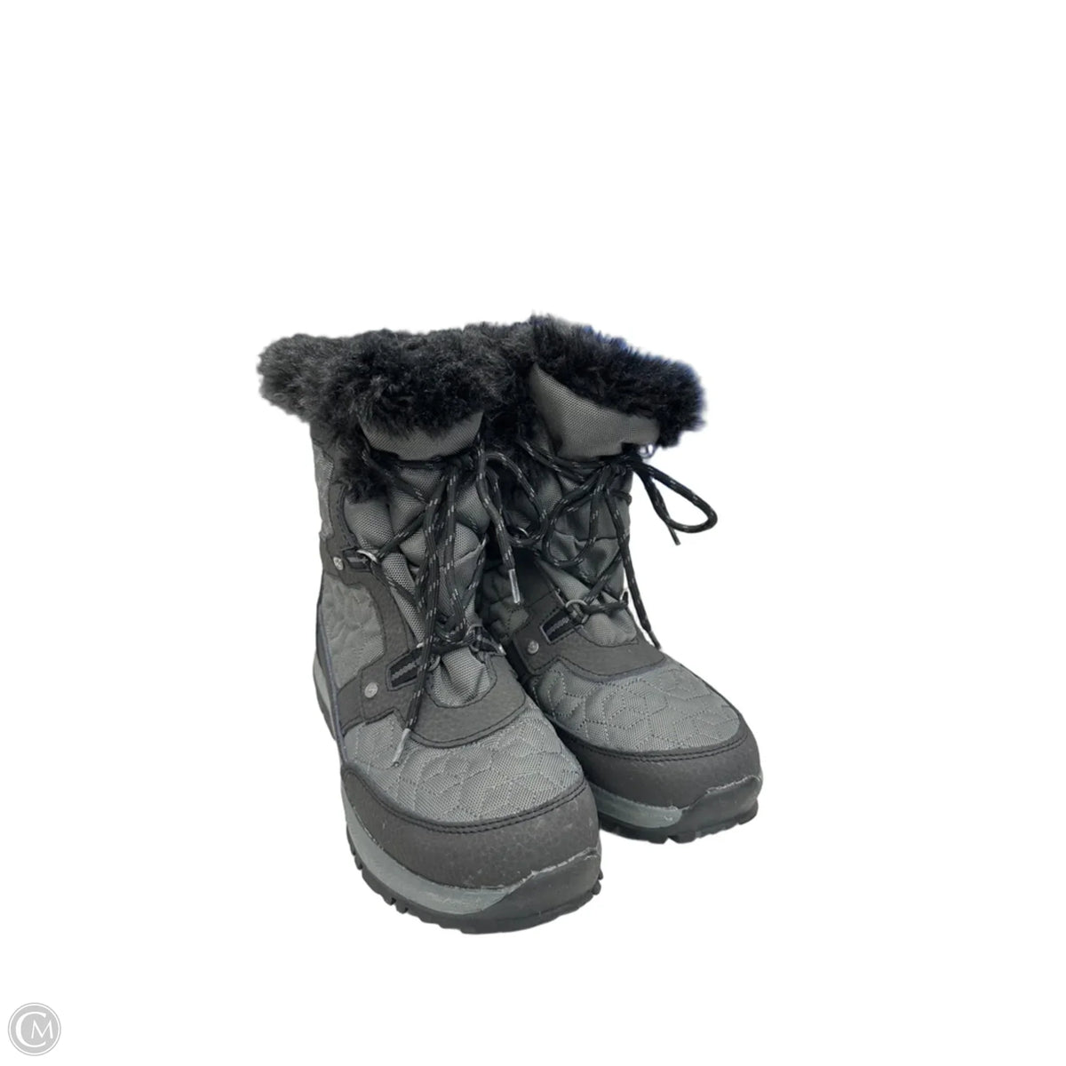 Boots Snow By Bearpaw In Black & Grey, Size: 9