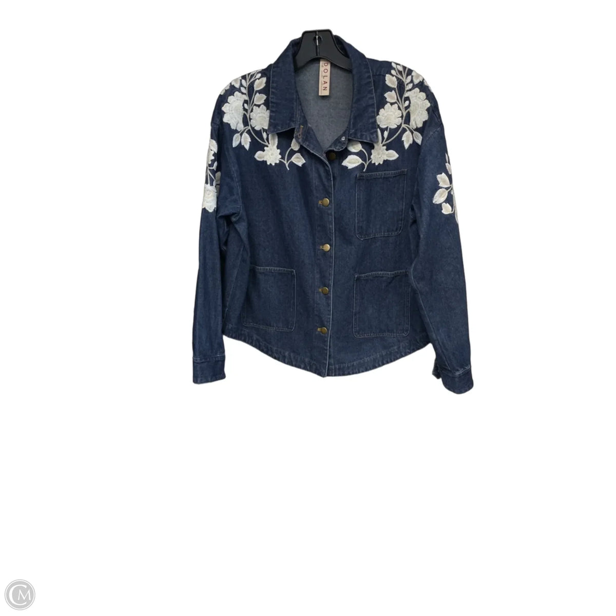 Jacket Denim By Dolan Left Coast In Blue Denim, Size: M