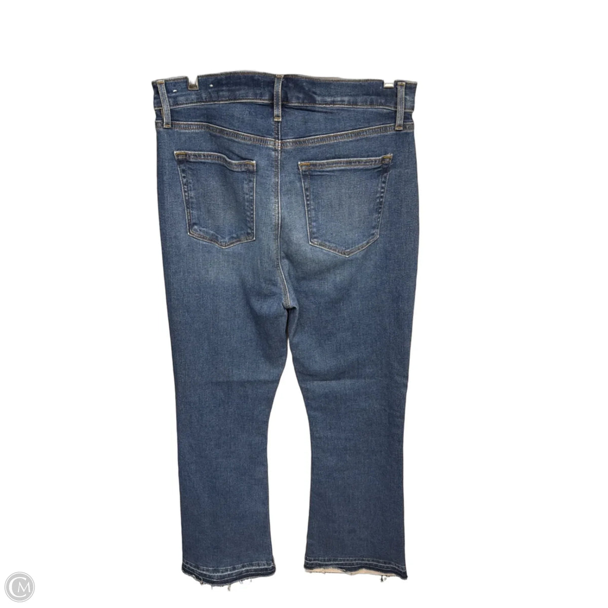 Jeans Flared By Loft In Blue Denim, Size: 8