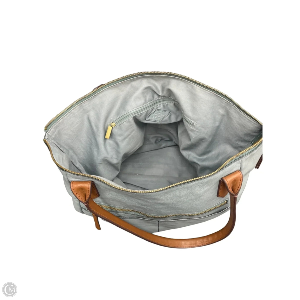 Tote Leather By Fossil, Size: Large