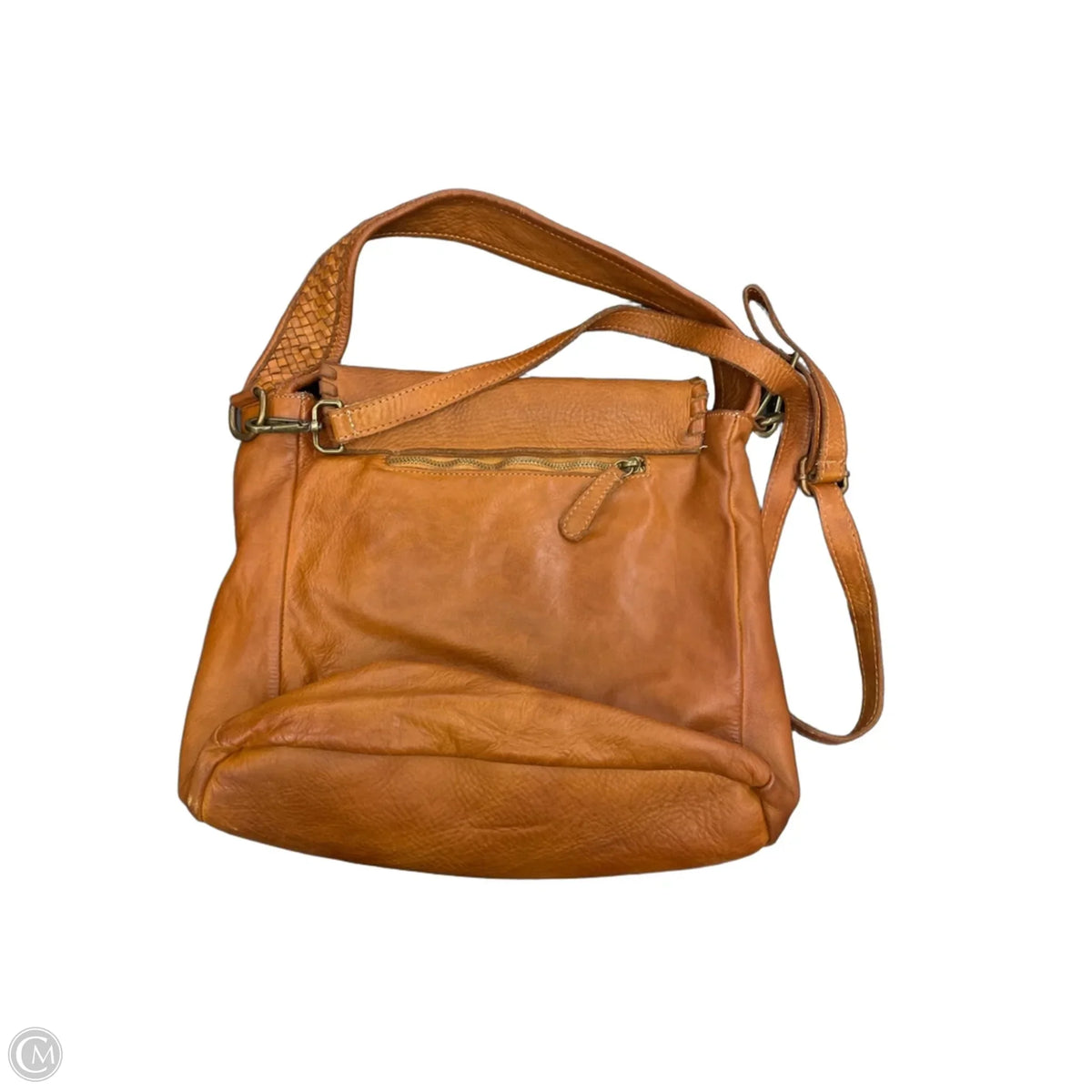 Crossbody Leather By Clothes Mentor, Size: Medium