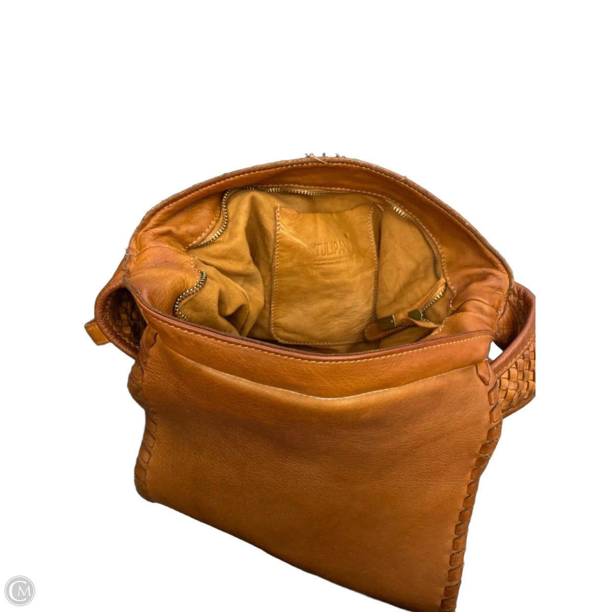 Crossbody Leather By Clothes Mentor, Size: Medium