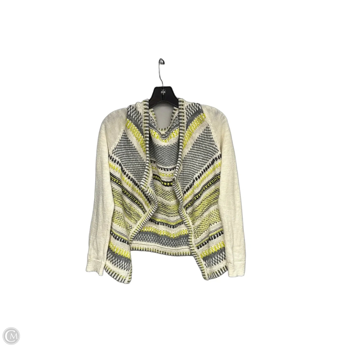 Cardigan By Moth In Cream & Yellow, Size: M