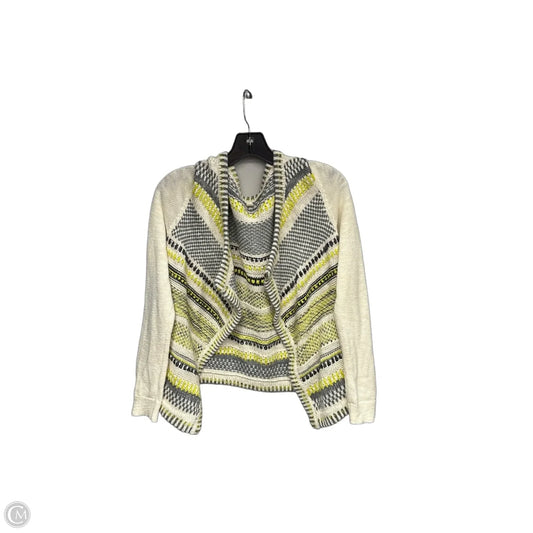 Cardigan By Moth In Cream & Yellow, Size: M