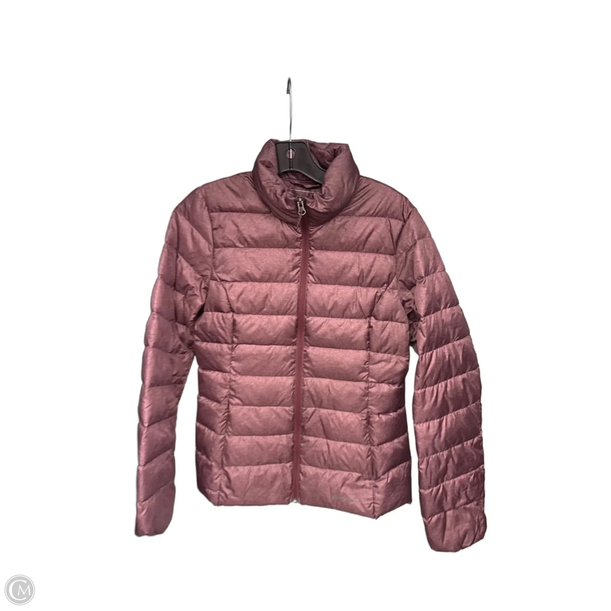 Jacket Puffer & Quilted By Eddie Bauer In Maroon, Size: S