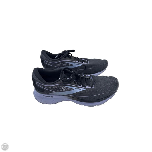 Shoes Athletic By Brooks In Black & Blue, Size: 9.5