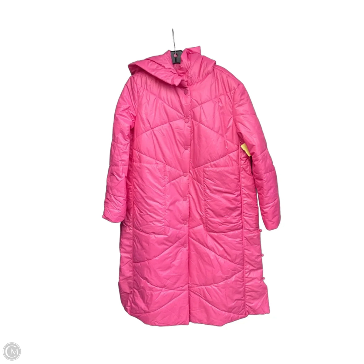Jacket Puffer & Quilted By Clothes Mentor In Pink, Size: L