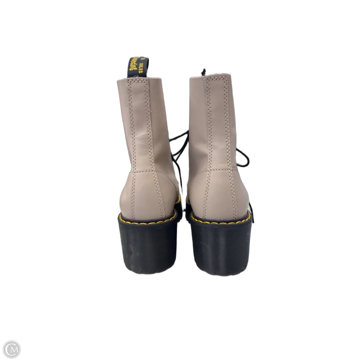 Boots Designer By Dr Martens In Tan, Size: 5