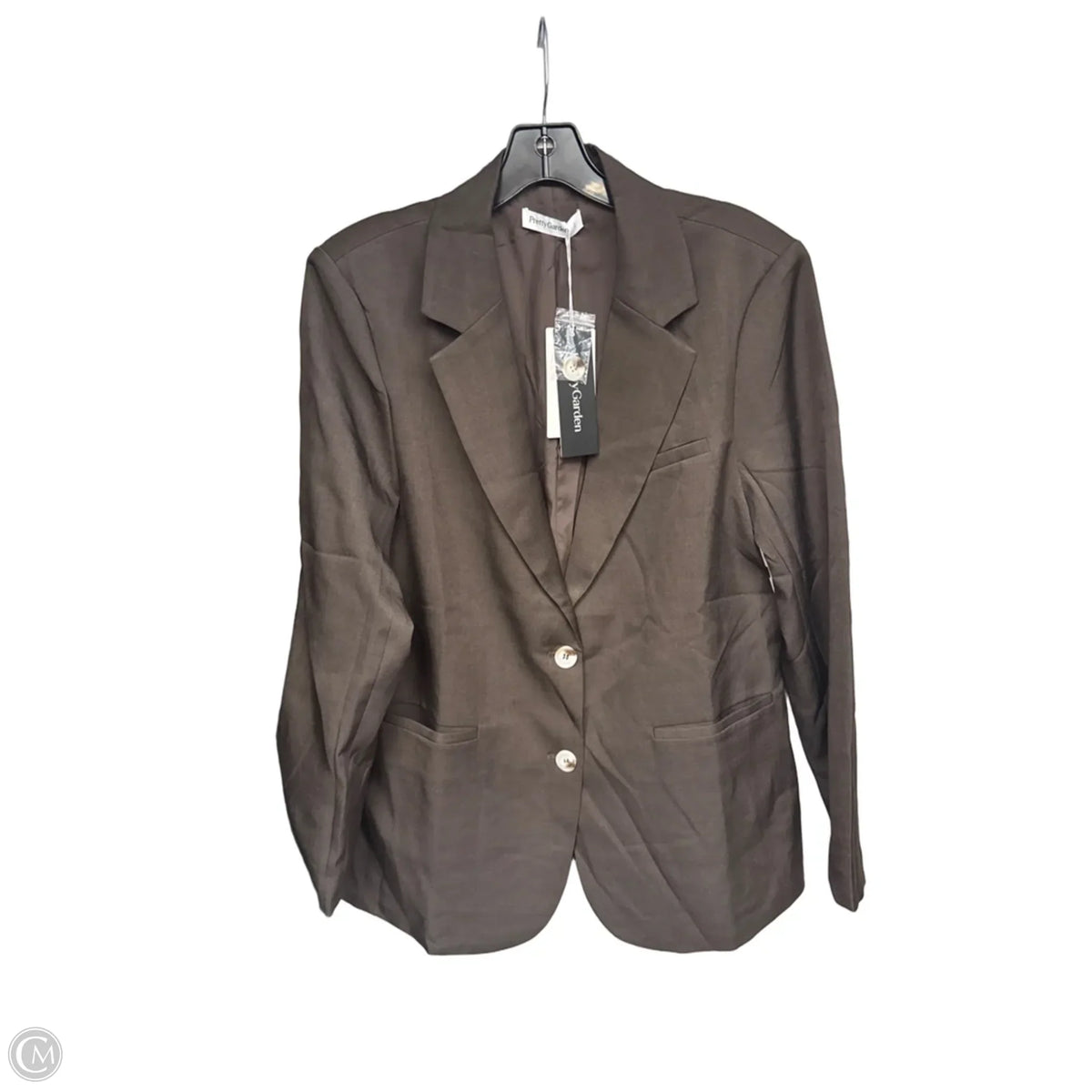 Blazer By Prettygarden In Brown, Size: L