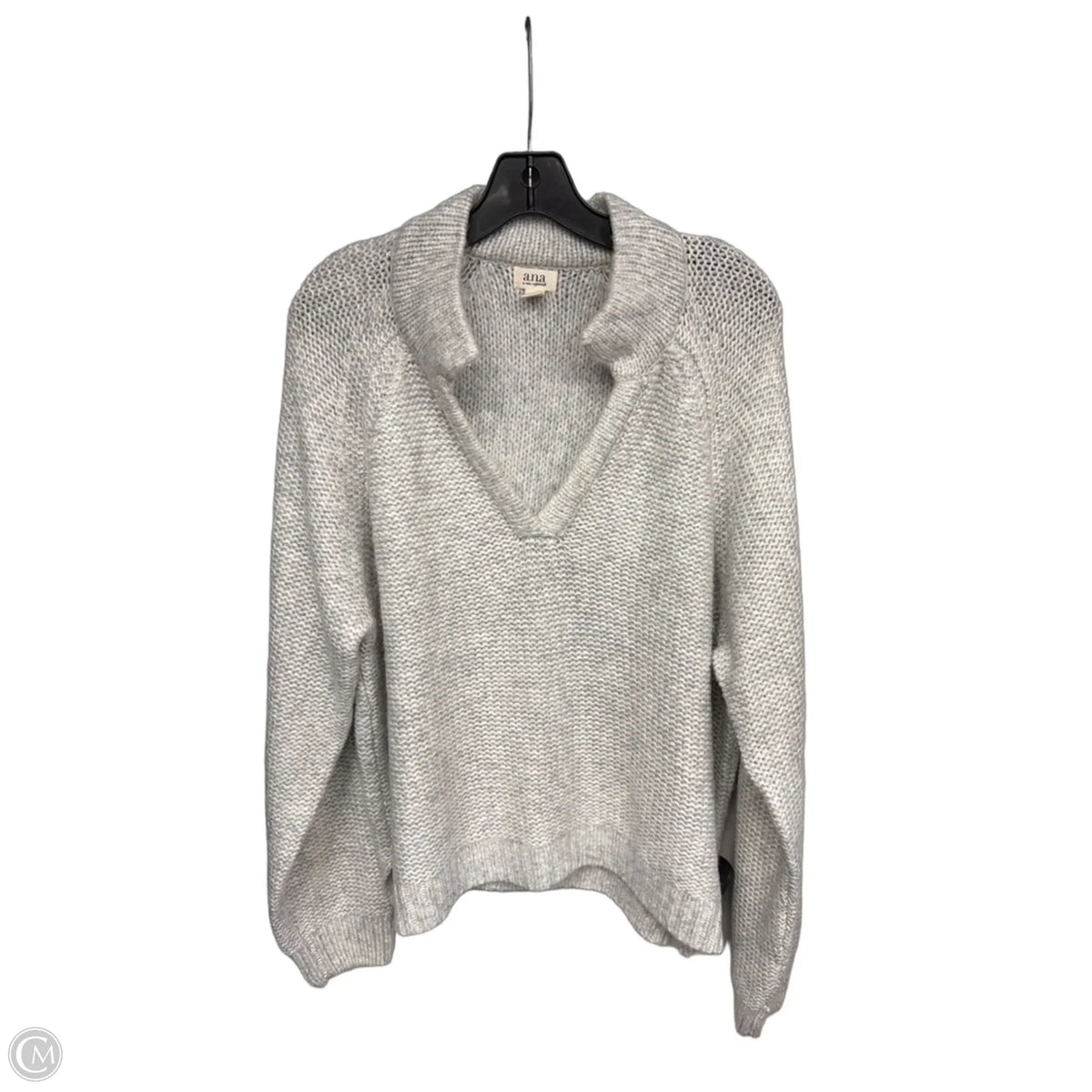 Sweater By Ana In Grey, Size: Xl