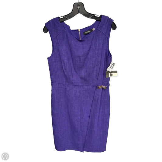 Dress Work By Ellen Tracy In Purple, Size: 12