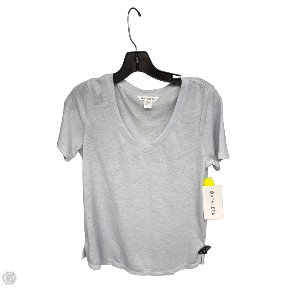 Athletic Top Short Sleeve By Athleta In Blue, Size: S