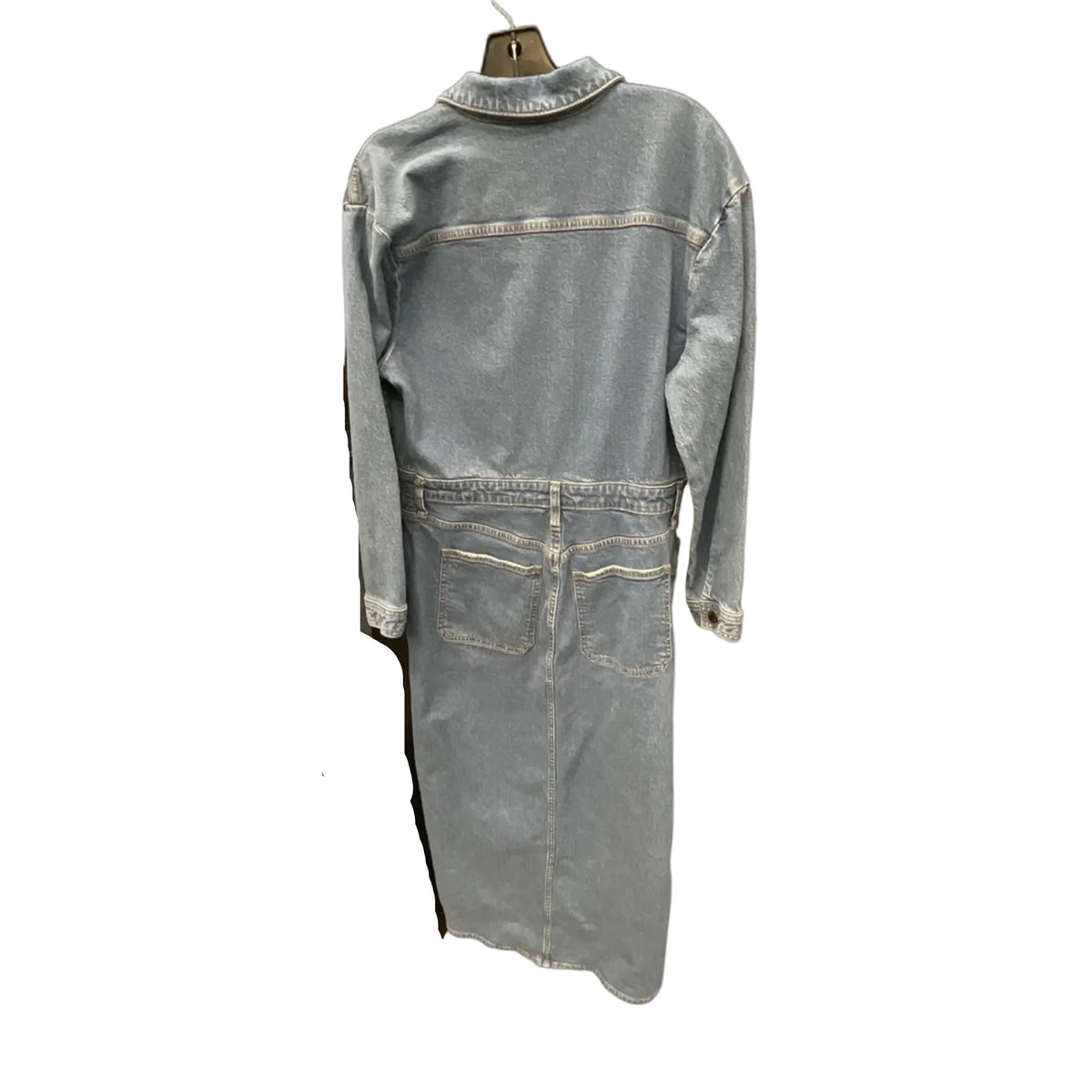 Dress Casual Maxi By Universal Thread In Blue Denim, Size: 12