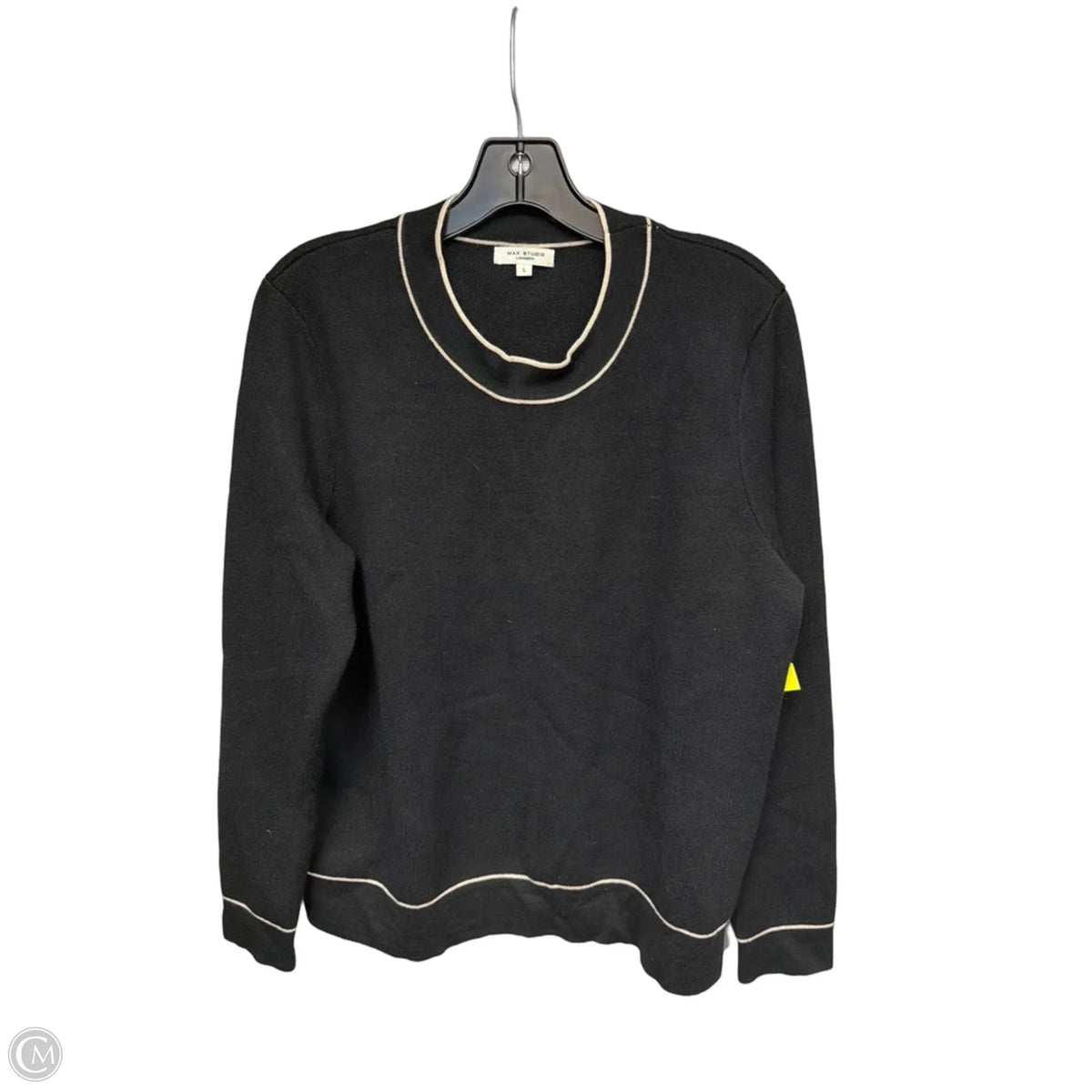Sweater By Max Studio In Black, Size: L
