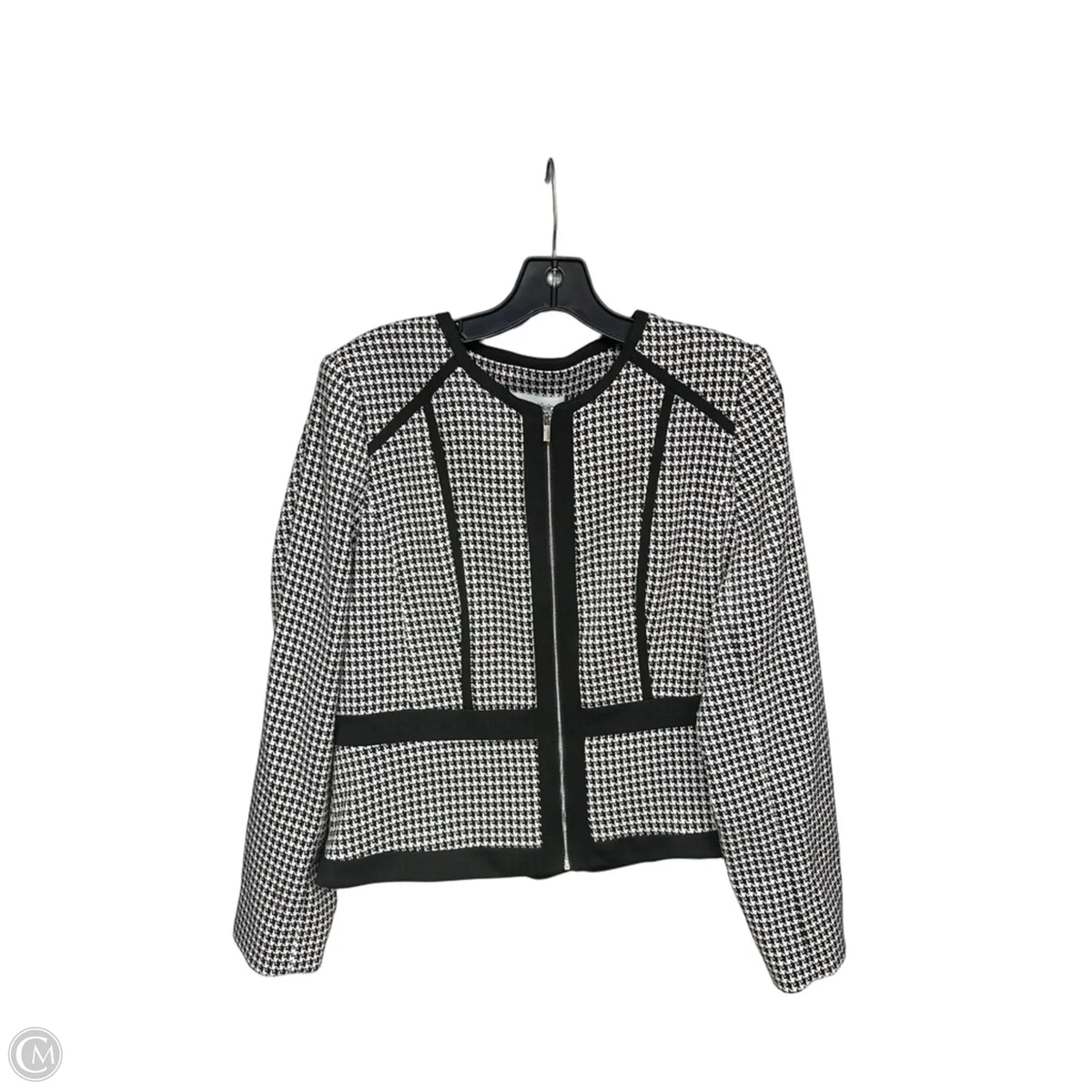 Blazer By Calvin Klein In Black & White, Size: 14