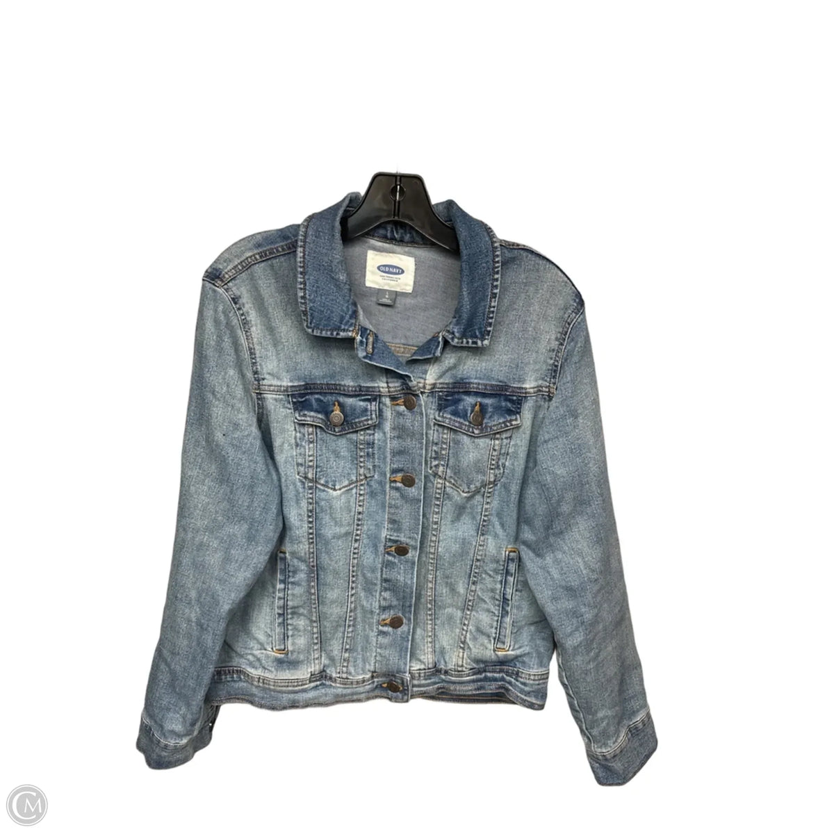 Jacket Denim By Old Navy In Blue Denim, Size: L
