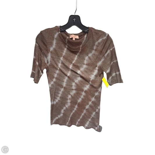 Top Short Sleeve By Michael Stars In Brown, Size: Xs