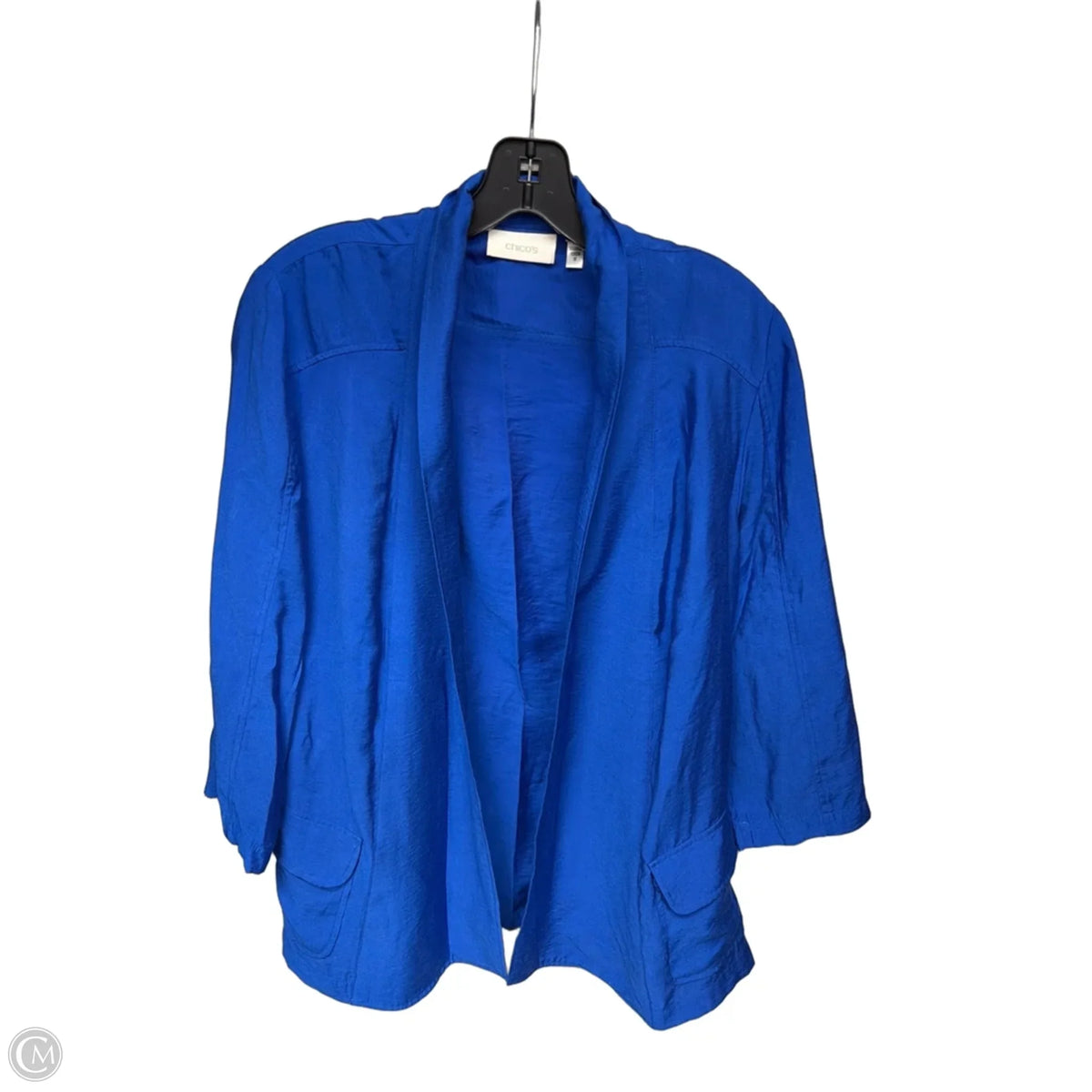Blazer By Chicos In Blue, Size: 10