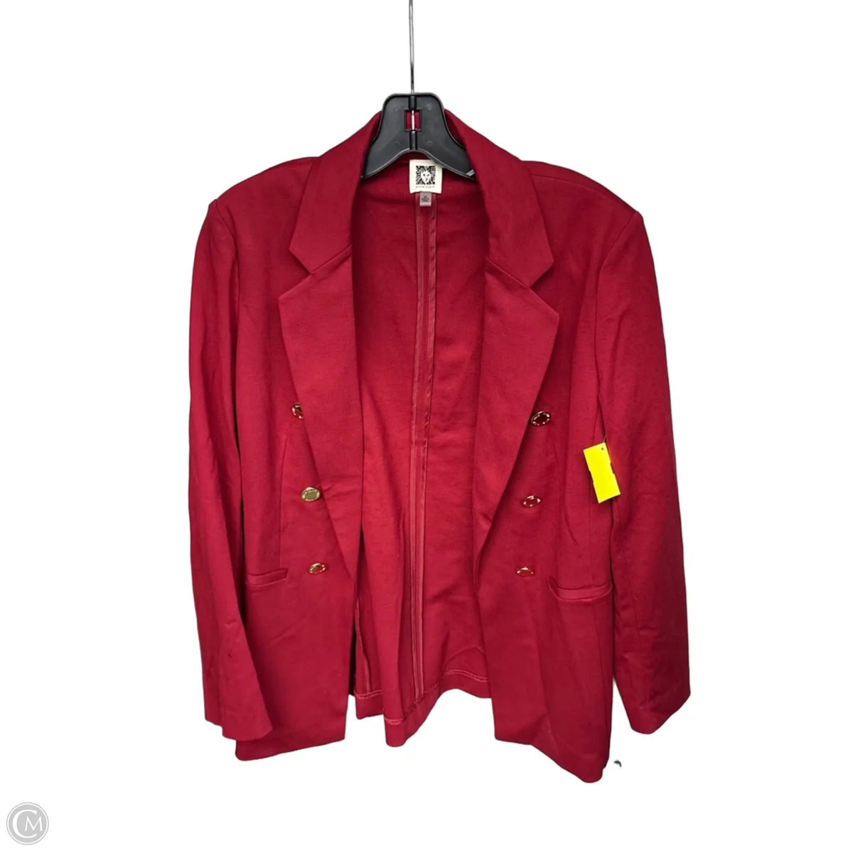 Blazer By Anne Klein In Red, Size: M