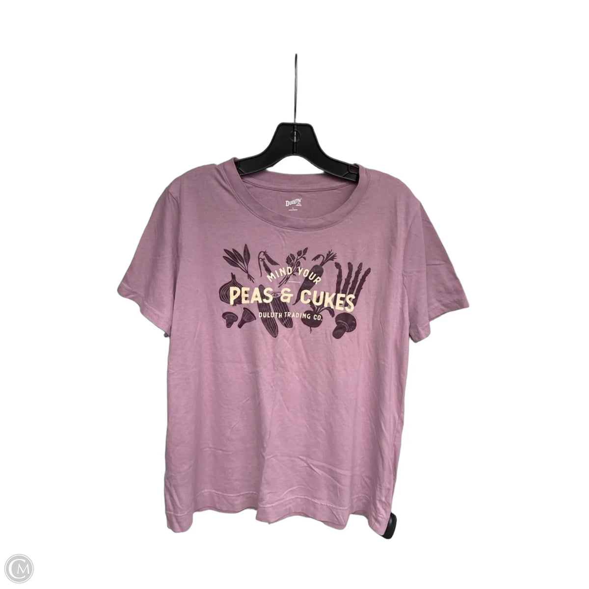 Top Short Sleeve Basic By Duluth Trading In Purple, Size: L