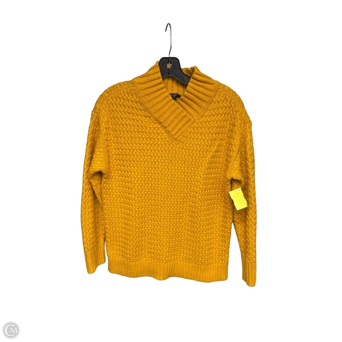Sweater By Talbots In Yellow, Size: Xs