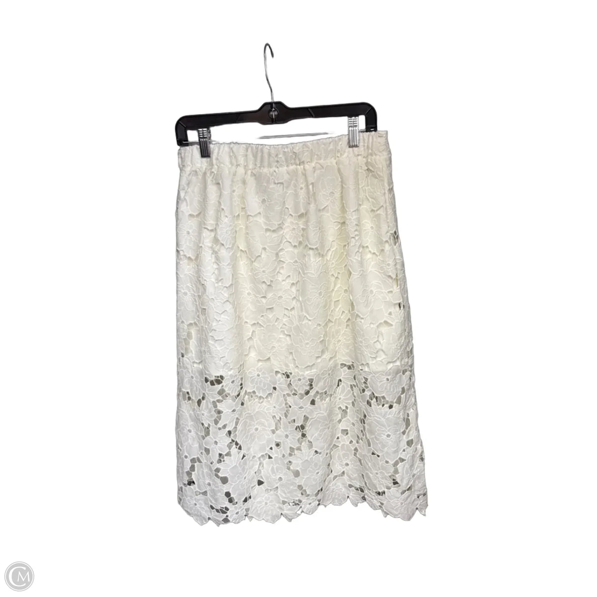 Skirt Midi By On 34th In Cream, Size: 12