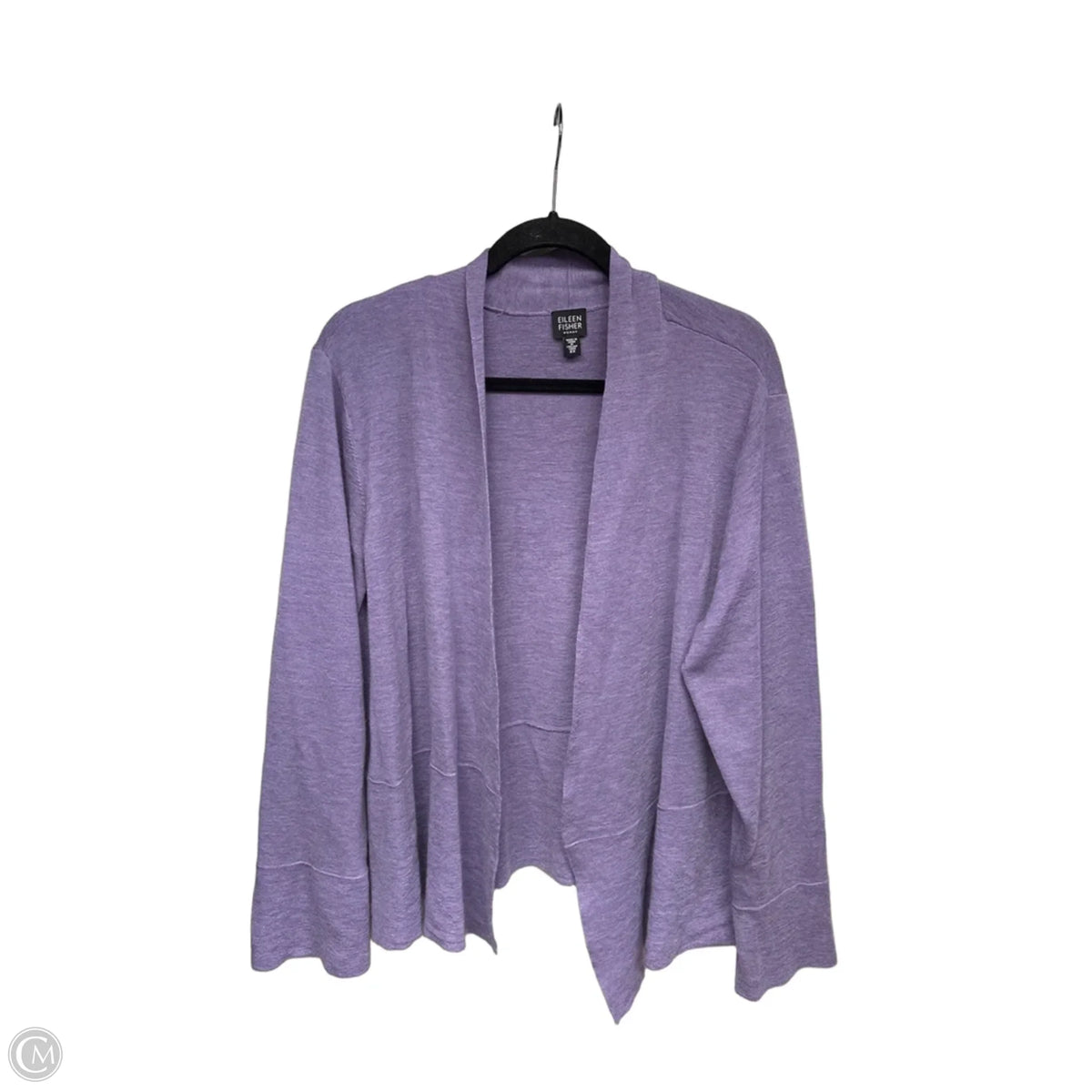 Cardigan By Eileen Fisher In Purple, Size: 2x