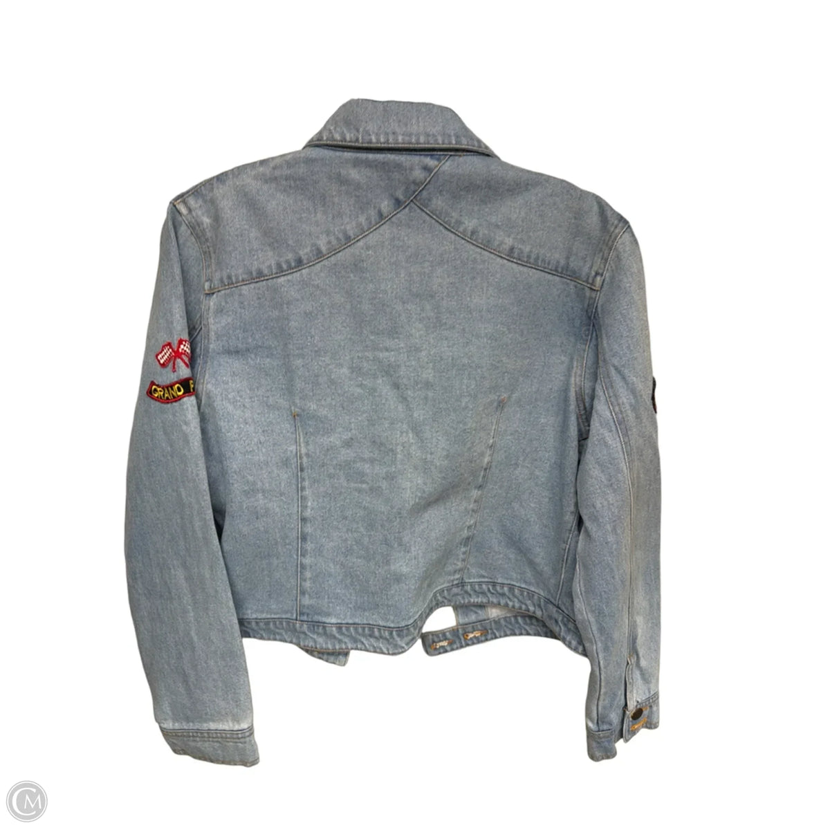 Jacket Denim By Clio In Blue Denim, Size: 10