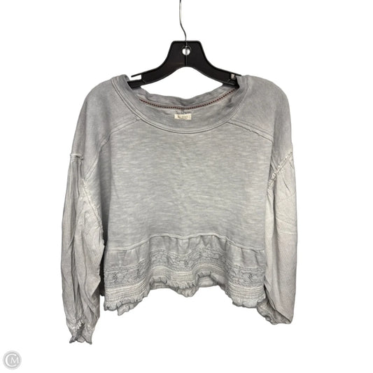 Top 3/4 Sleeve By Pilcro In Grey, Size: Xs