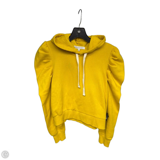 Sweatshirt Designer By Rebecca Minkoff In Yellow, Size: S