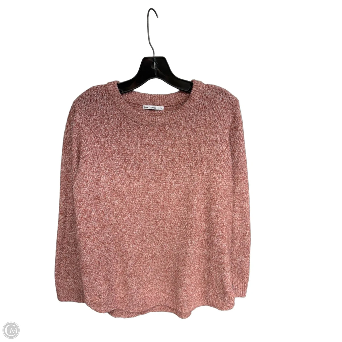 Sweater By Pink Clover In Orange, Size: Xl
