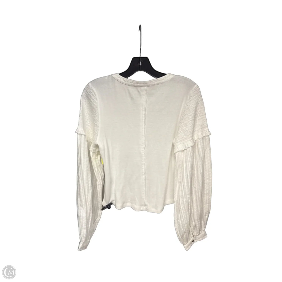 Top Long Sleeve By Pilcro In White, Size: M