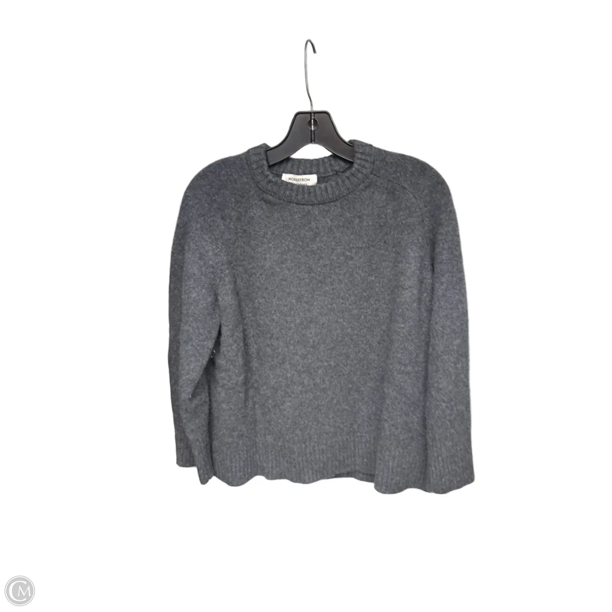 Sweater By Nordstrom In Grey, Size: M