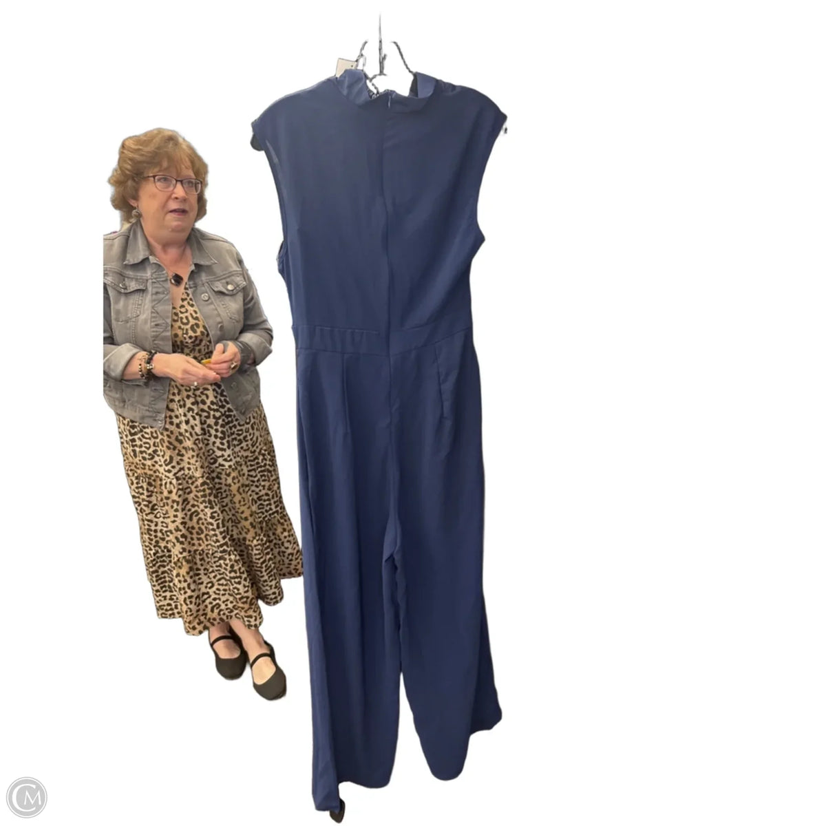 Jumpsuit By Clothes Mentor In Blue, Size: S