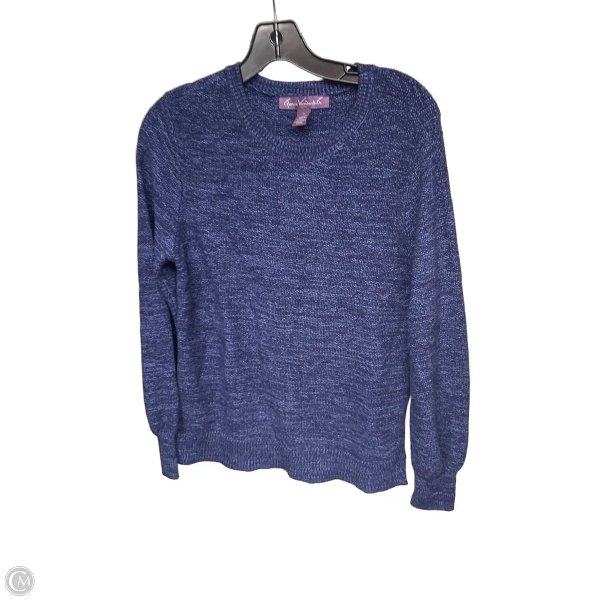 Sweater By Gloria Vanderbilt In Blue, Size: L
