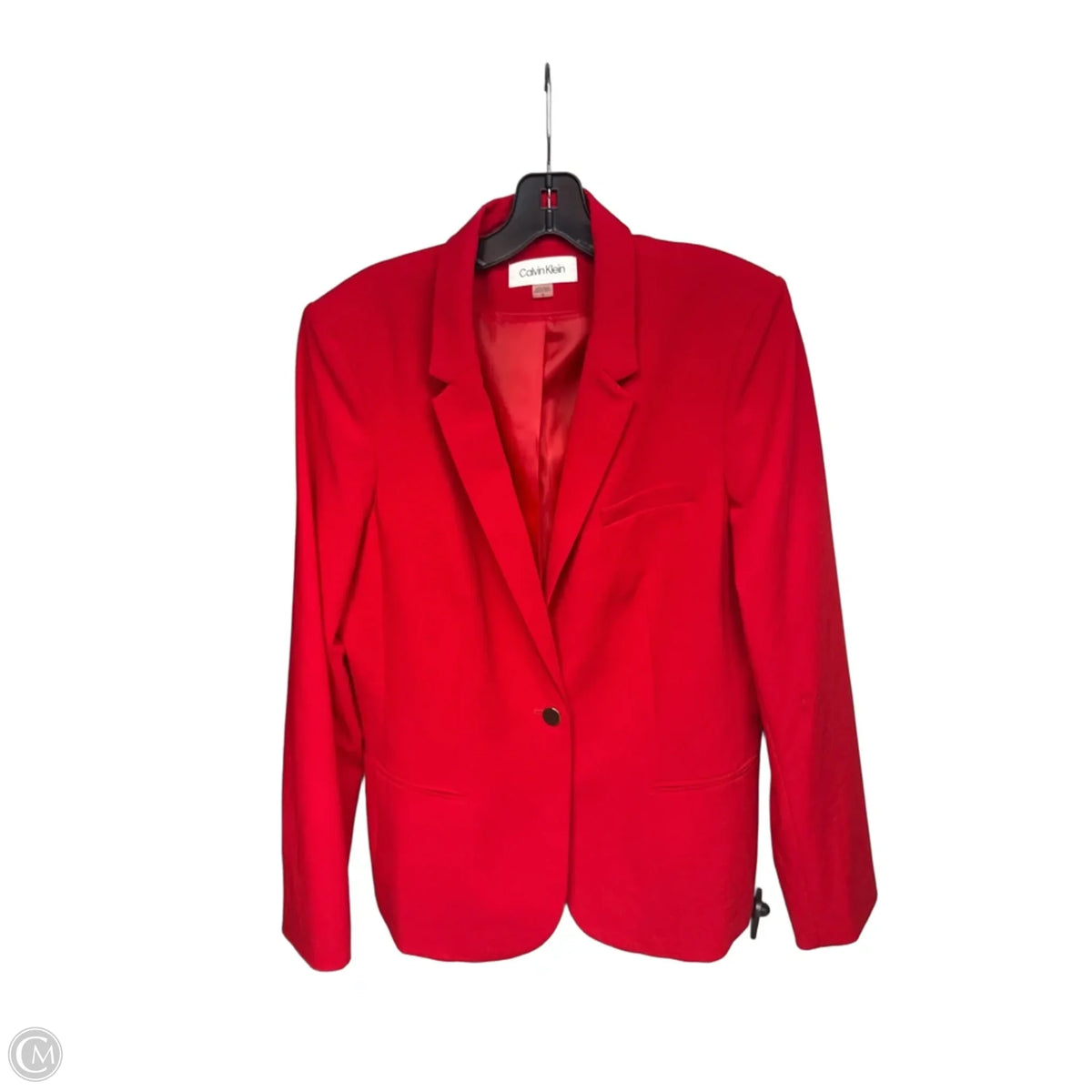 Blazer By Calvin Klein In Red, Size: 14