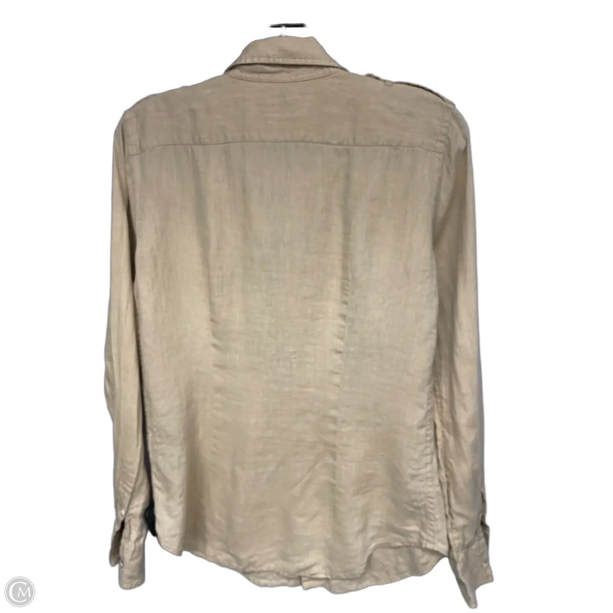 Top Long Sleeve By Ralph Lauren In Tan, Size: 8