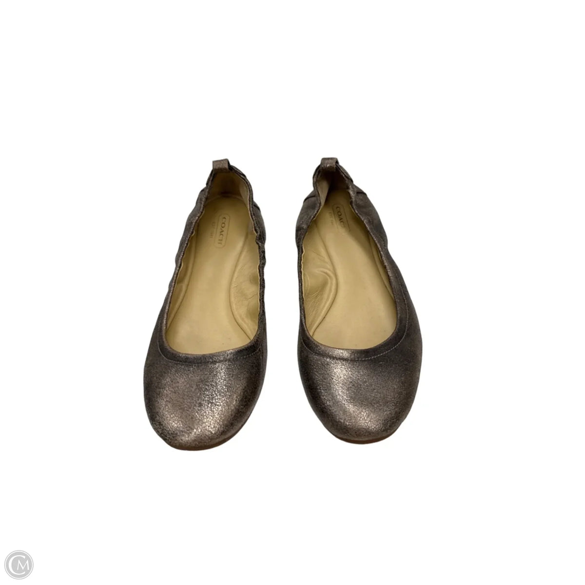 Shoes Designer By Coach In Bronze, Size: 9