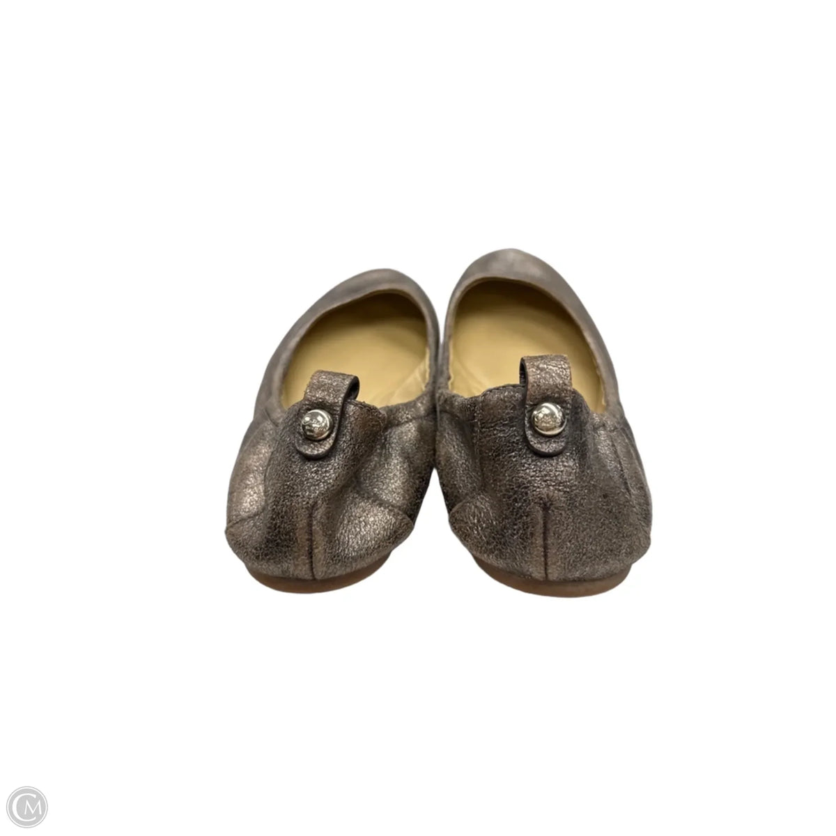 Shoes Designer By Coach In Bronze, Size: 9