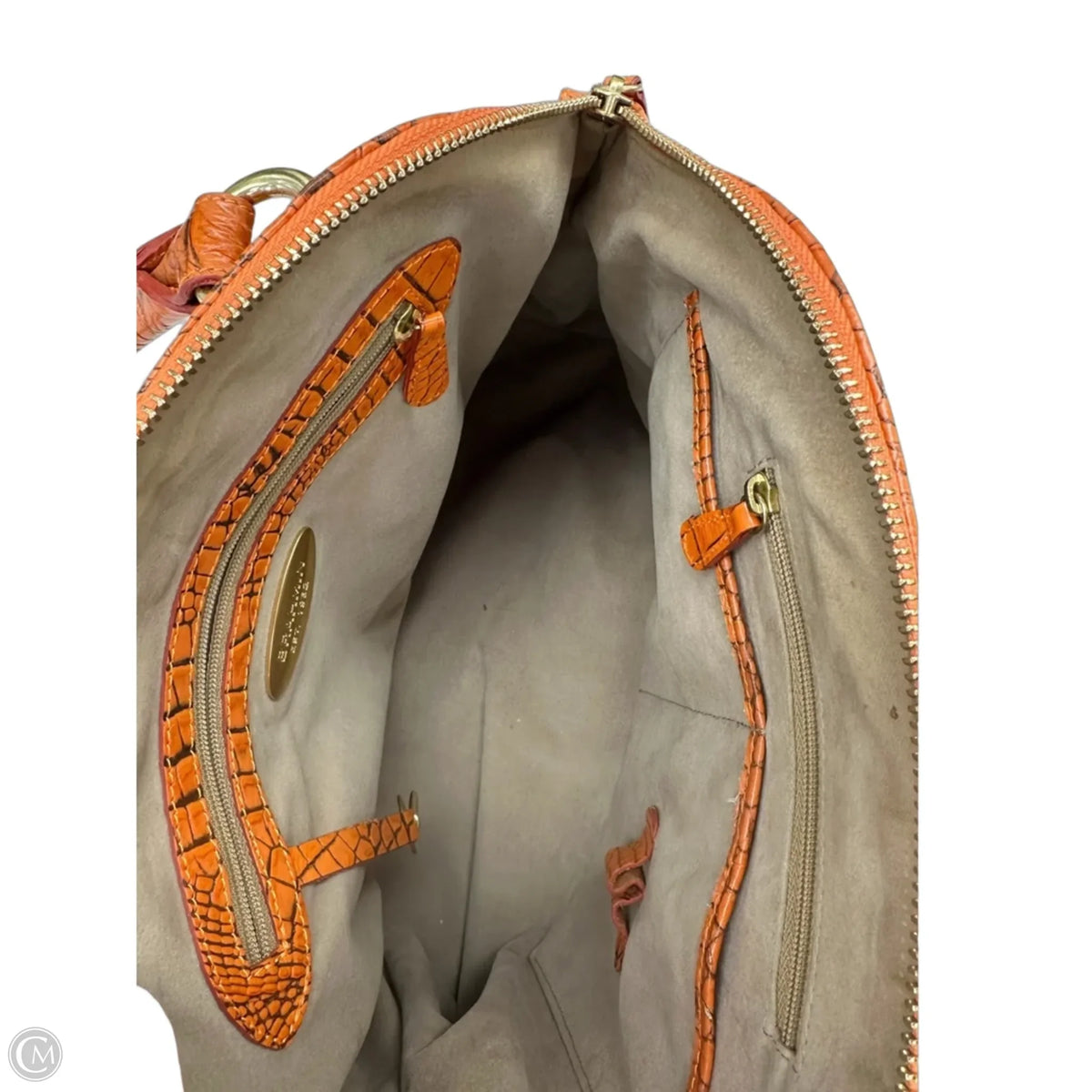 Handbag Designer By Brahmin, Size: Medium