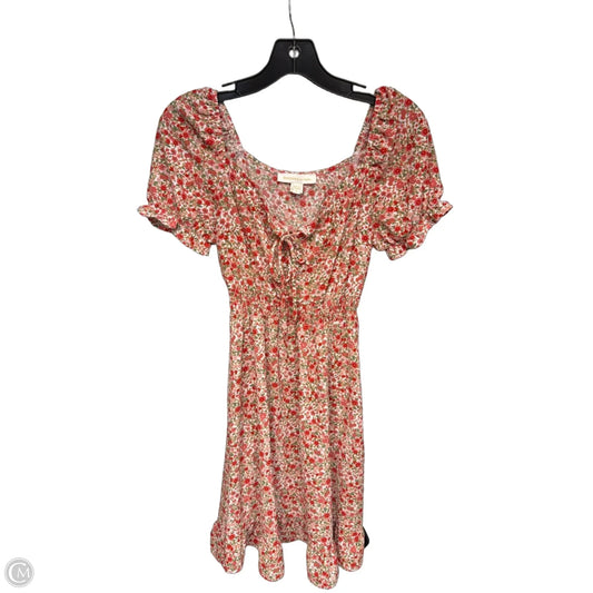 Dress Casual Short By Monteau In Red, Size: S