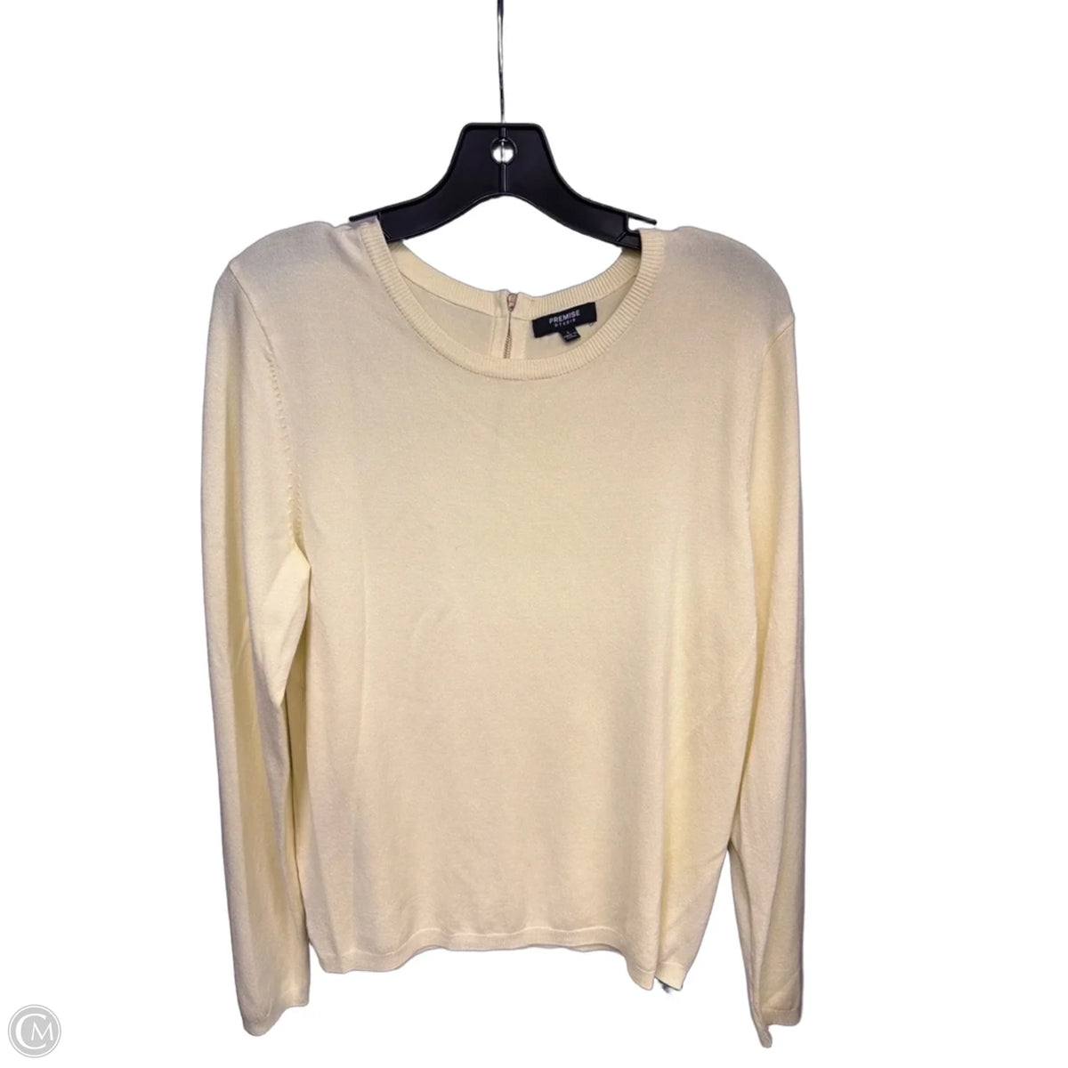 Sweater By Premise In Yellow, Size: L